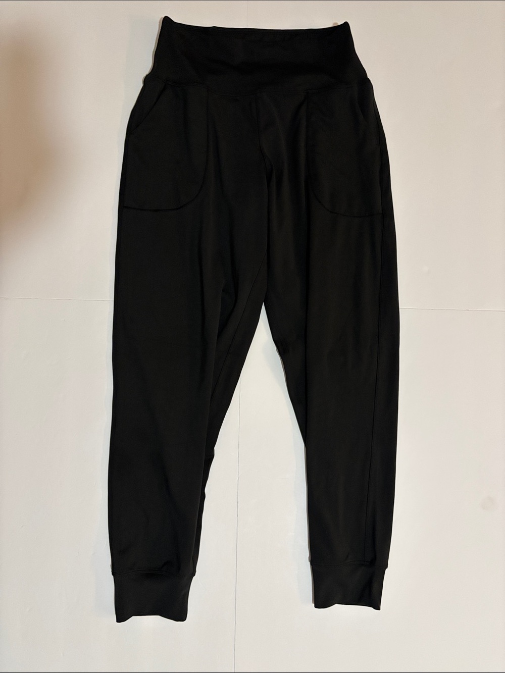 Men's Black High-Waist Jogger Sweatpants
